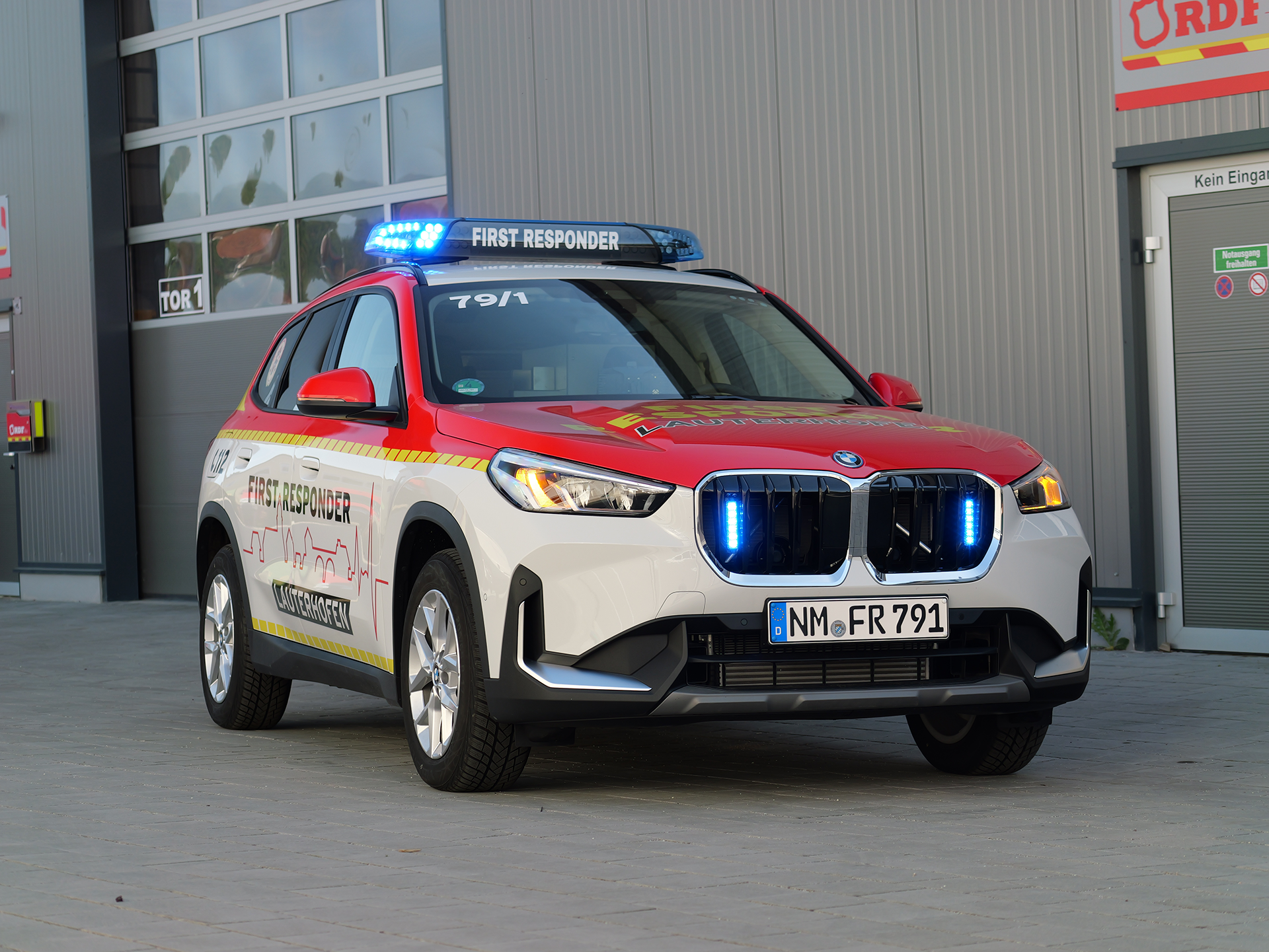 BMW X1 U11 Hybrid als First Responder